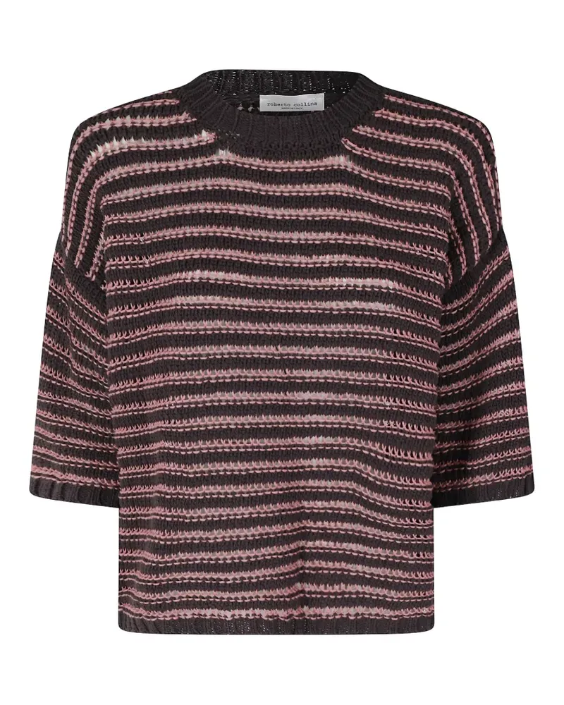 Roberto Collina striped sweater - Schwarz Schwarz