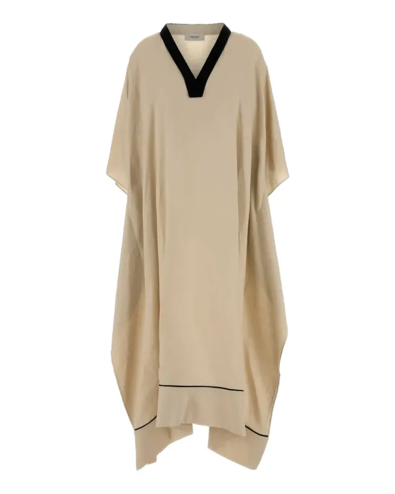 AGNONA Kaftan mit V-Ausschnitt - Nude Nude