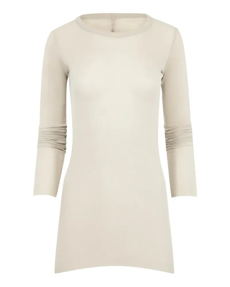 Rick Owens Geripptes Langarmshirt - Nude Nude