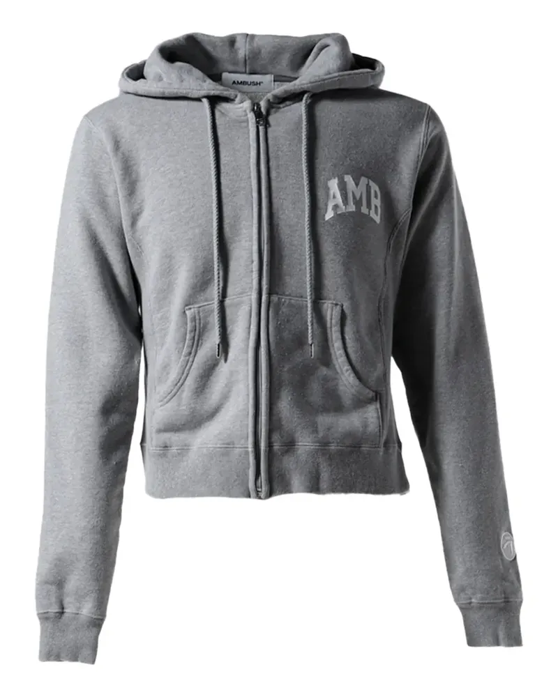 AMBUSH Kapuzenjacke mit Reißverschluss - Grau Grau