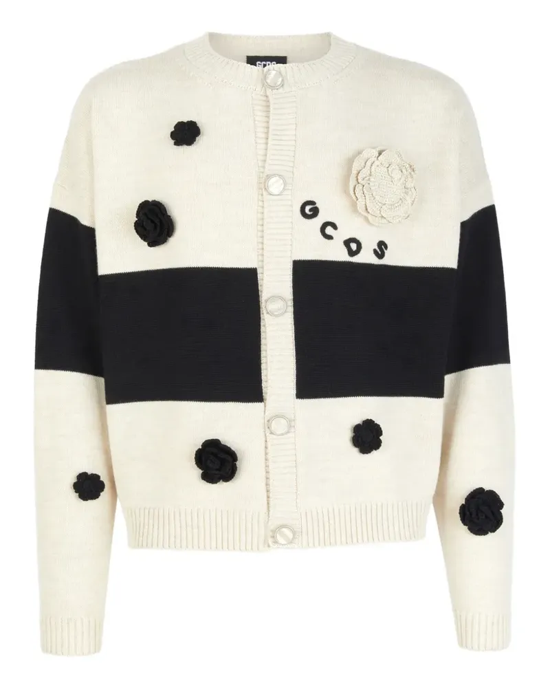 GCDS Hello Kitty crochet cardigan - Nude Nude