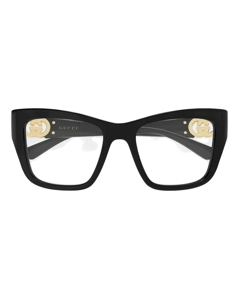 Gucci Interlocking G cat-eye glasses - Schwarz Schwarz
