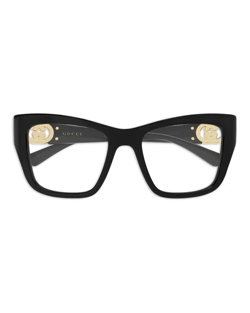 Gucci Interlocking G cat-eye glasses - Schwarz Schwarz