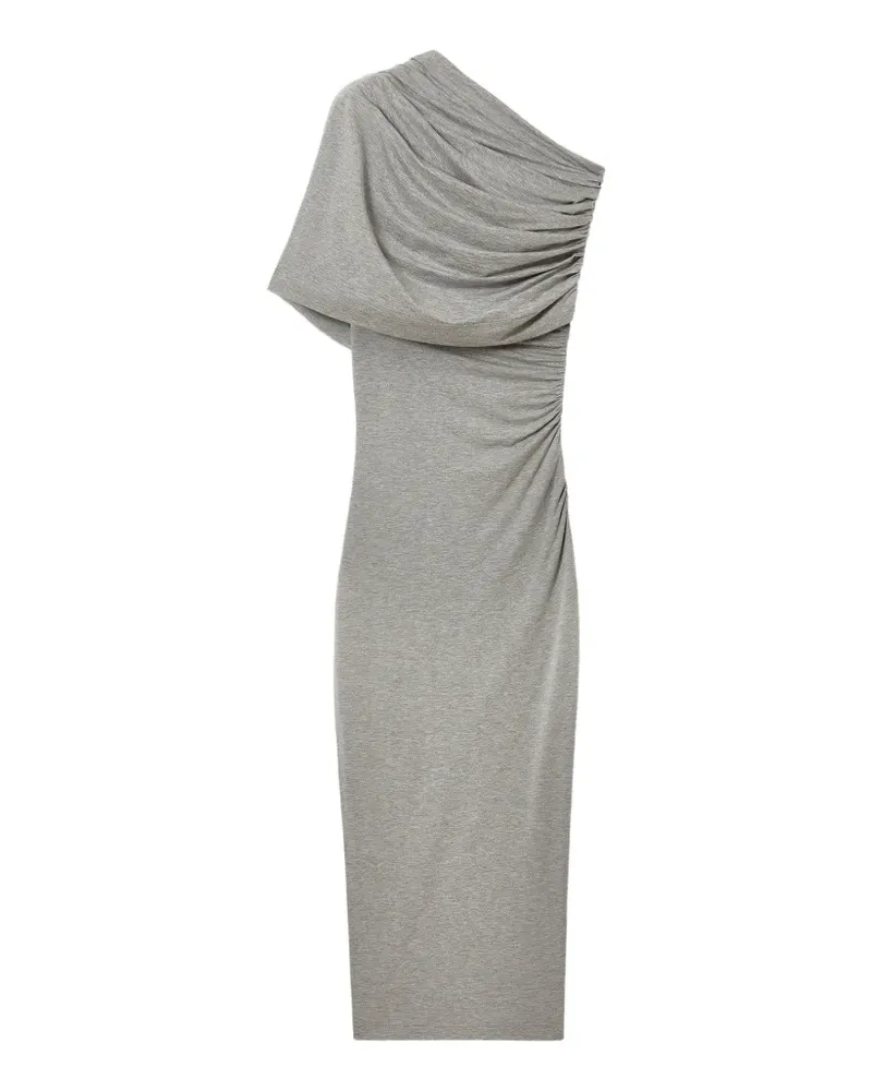 Stella McCartney Drapiertes One-Shoulder-Kleid - Grau Grau