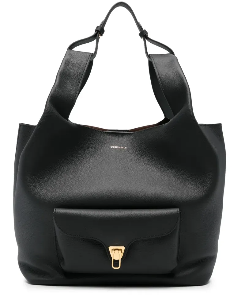 Coccinelle Beat flap-pocket shoulder bag - Schwarz Schwarz