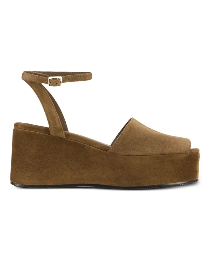 12 STOREEZ Fonda Plateau-Sandalen - Grün Grün