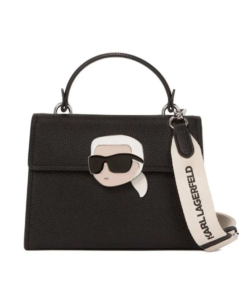 Karl Lagerfeld Ikon Umhängetasche - Schwarz Schwarz