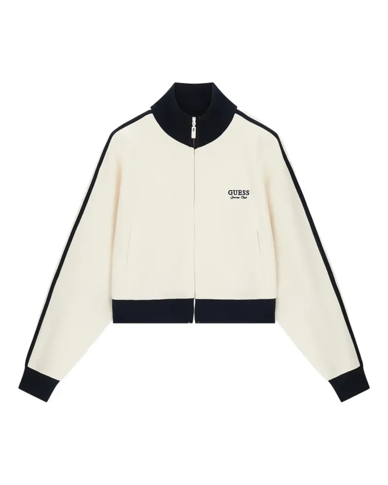 Guess Jacke mit Logo-Stickerei - Nude Nude