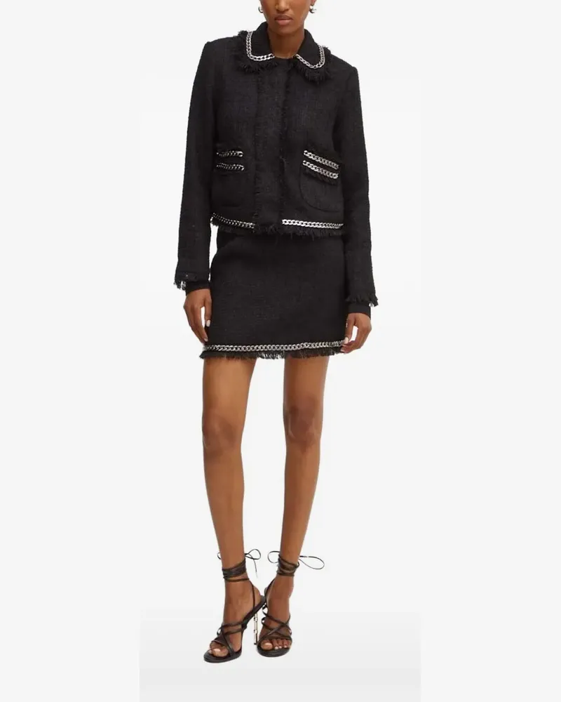 Silvian Heach Jacke mit Kettenbesatz - Schwarz Schwarz