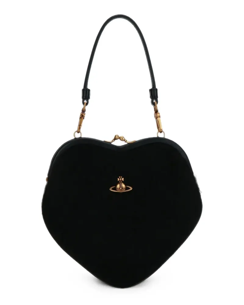 Vivienne Westwood Belle heart-frame tote bag - Schwarz Schwarz
