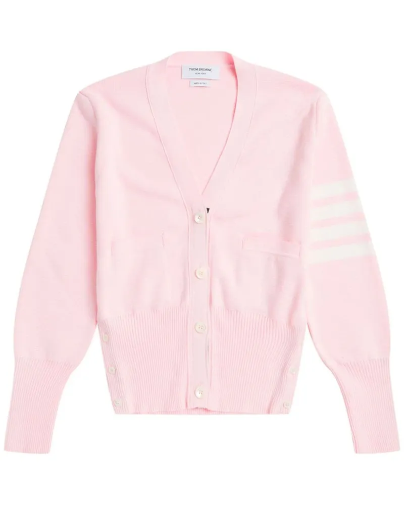 Thom Browne Cardigan mit V-Ausschnitt - Rosa Rosa