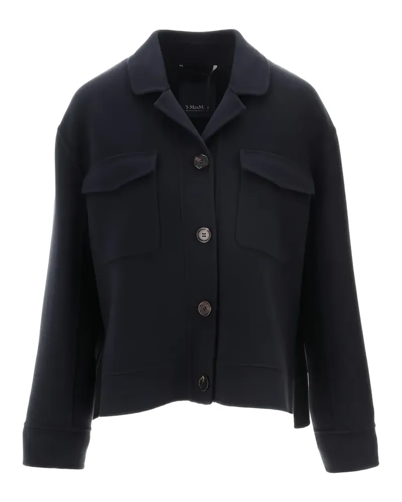 Max Mara patch-pocket jacket - Blau Blau