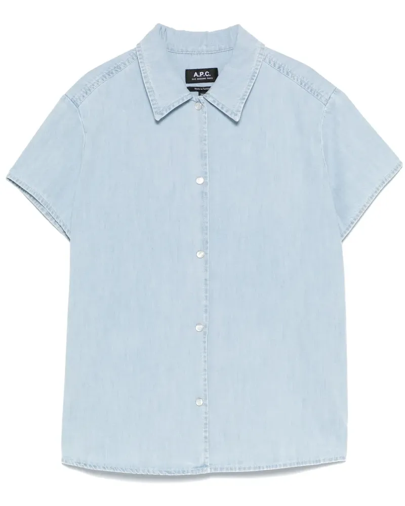 A.P.C. Marina Hemd - Blau Blau