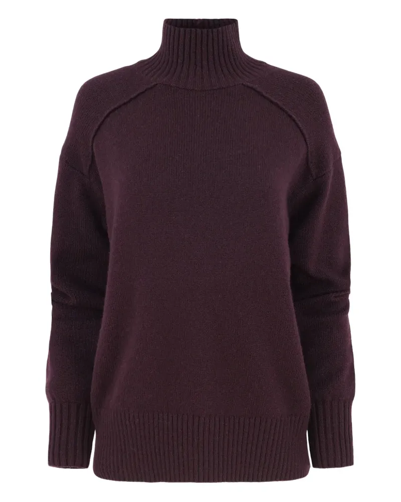 A.L.C. A C. Gerippter Pullover mit Stehkragen - Violett Violett