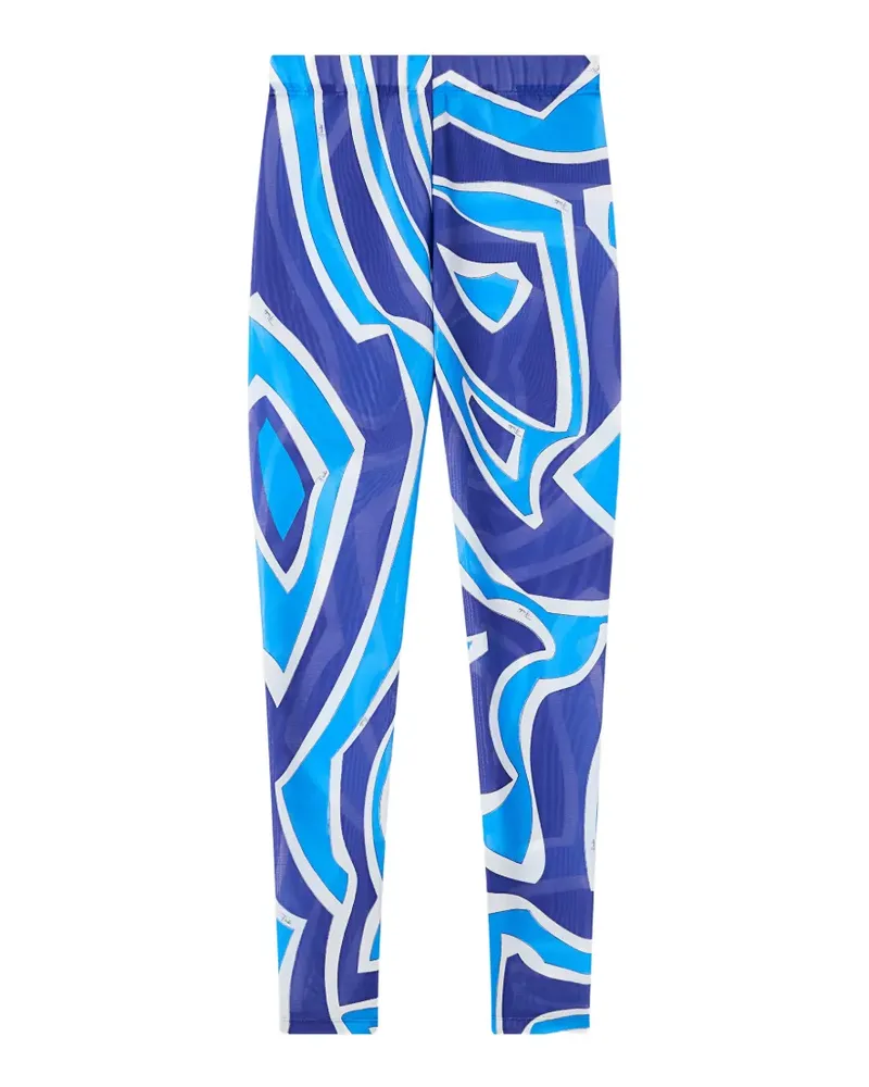 Emilio Pucci Leggings mit Labirinto-Print - Blau Blau