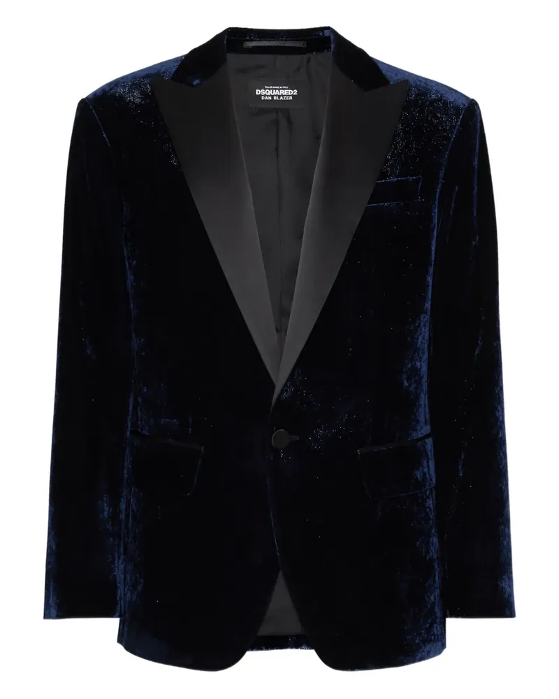 Dsquared2 Sakko aus Samt - Blau Blau