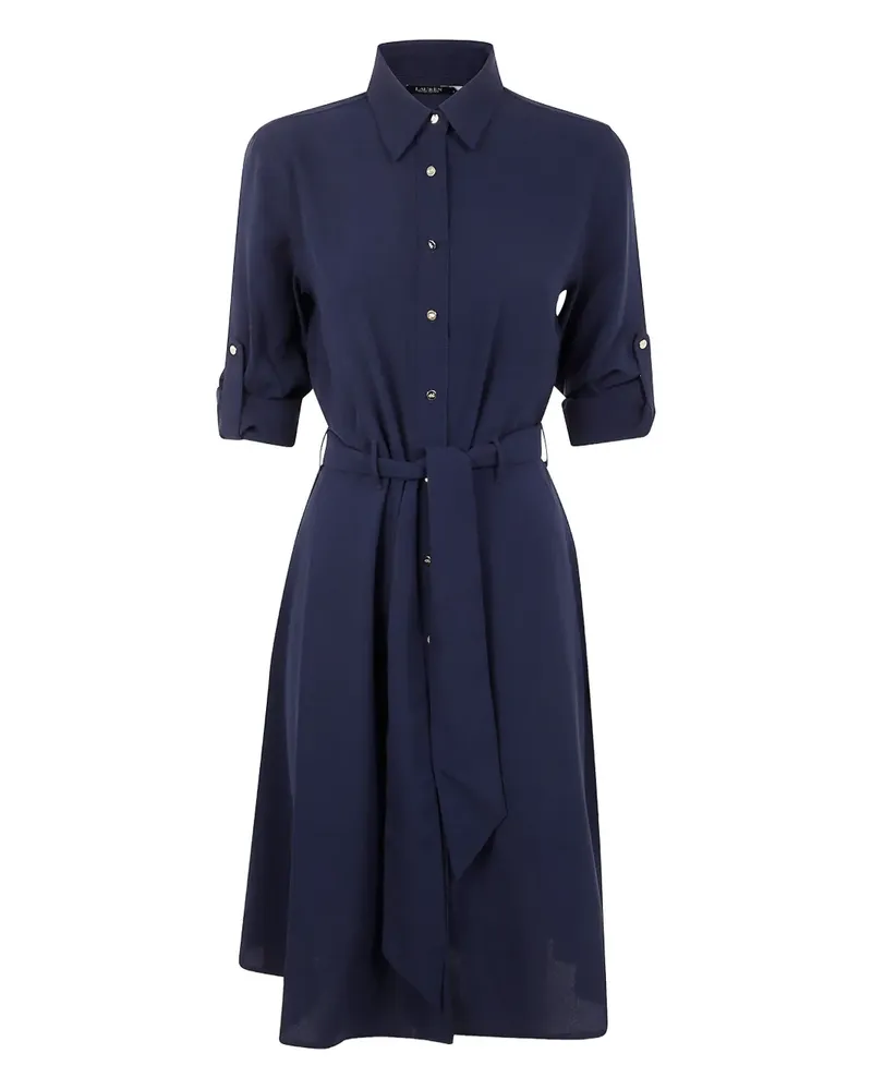 Ralph Lauren Hemdkleid mit Gürtel - Blau Blau