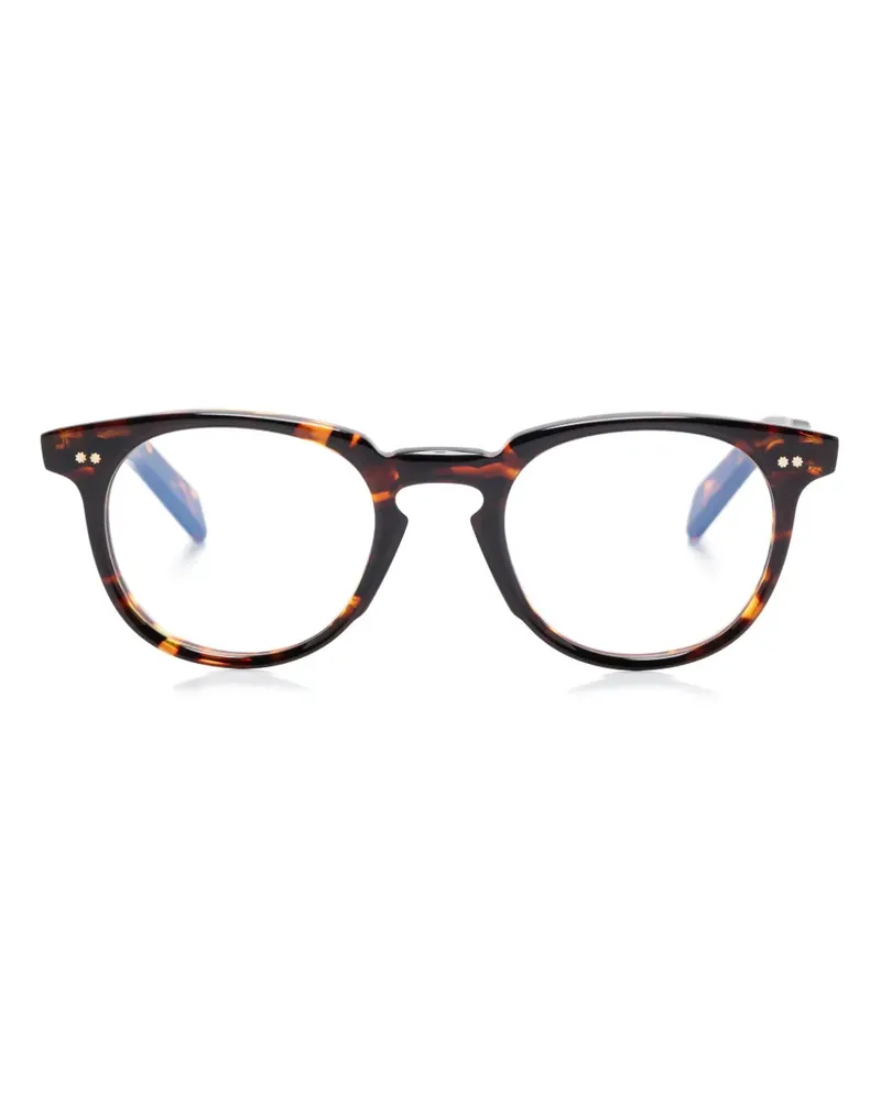 Cutler and Gross Brille mit Panto-Gestell - Braun Braun
