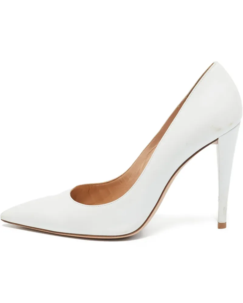 Gianvito Rossi Pre-owned Pumps mit spitzer Kappe 110mm - Weiß Weiß