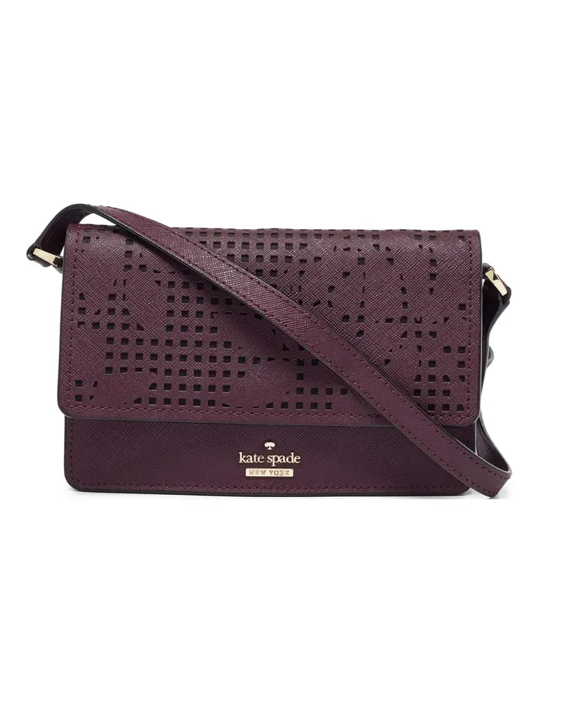 Kate Spade Pre-owned Arielle Umhängetasche mit Lochmuster - Rot Rot
