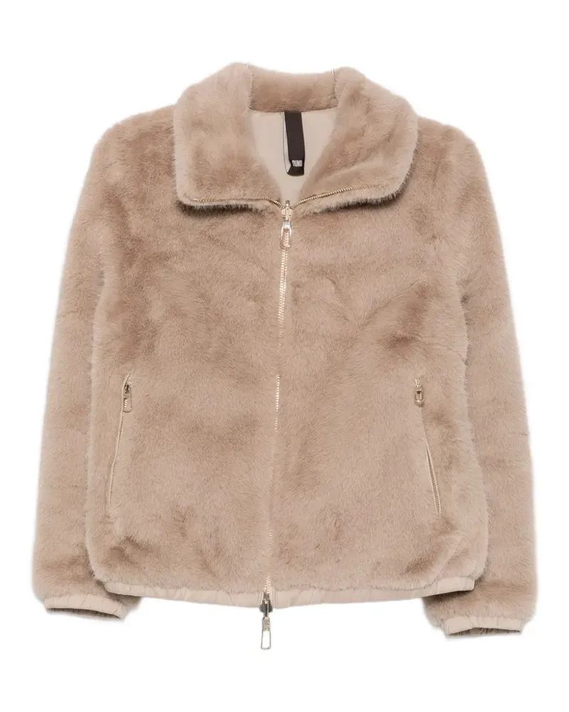 DUNO Manila reversible faux-fur jacket - Nude Nude