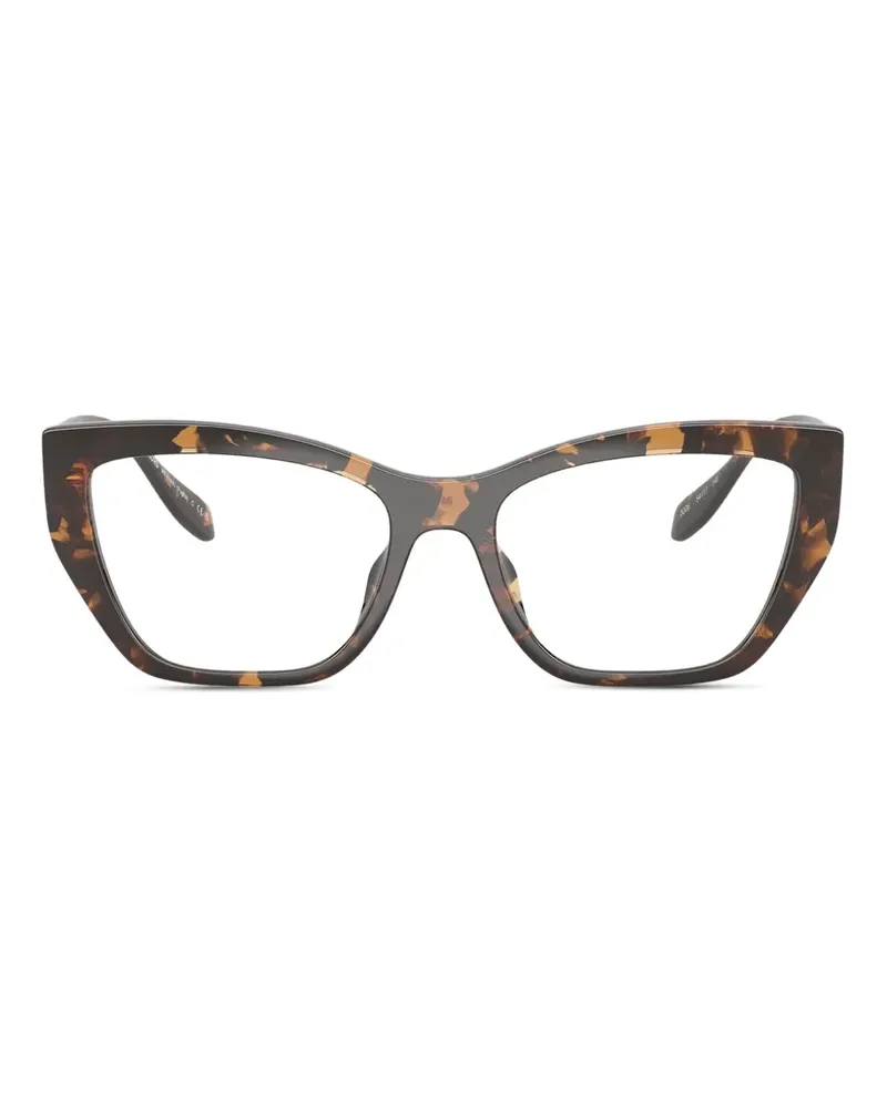 Michael Kors Puglia Cat-Eye-Brille - Braun Braun