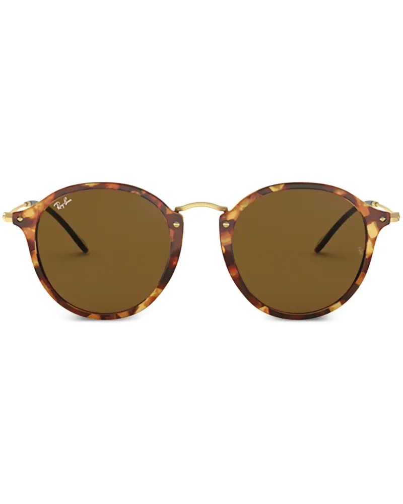 Ray Ban Sonnenbrille mit rundem Gestell - Braun Braun