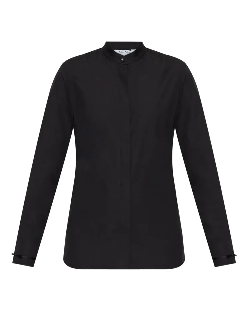 Max Mara Langärmeliges Hemd - Schwarz Schwarz