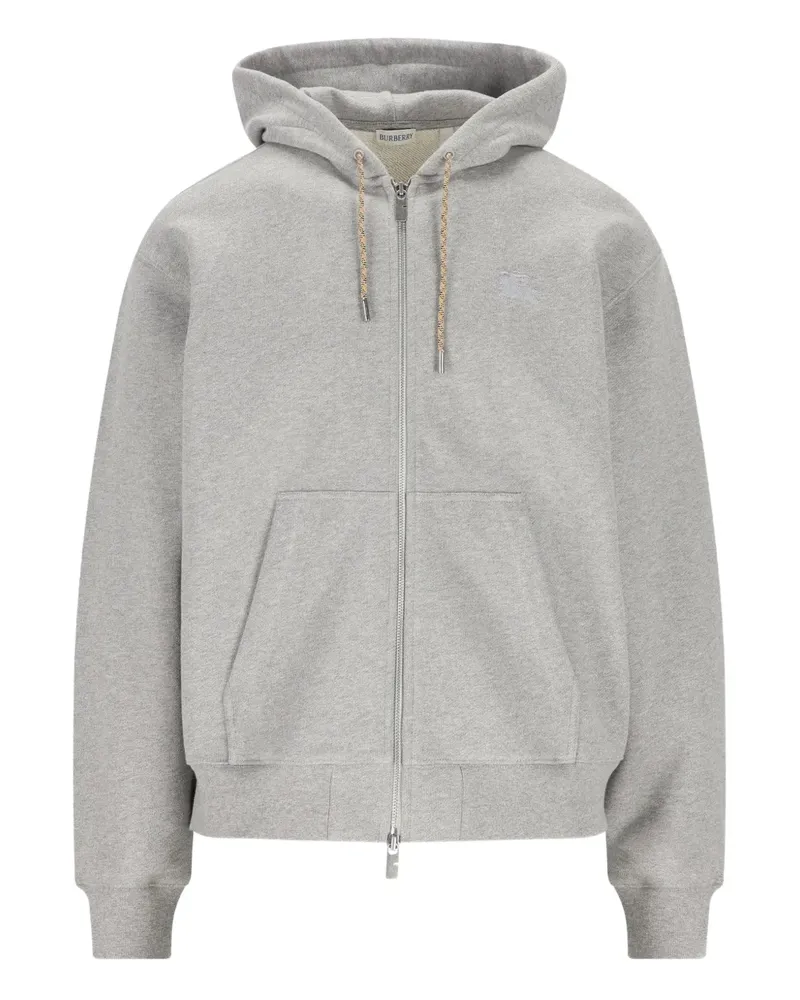 Burberry Hoodie mit kariertem Detail - Grau Grau