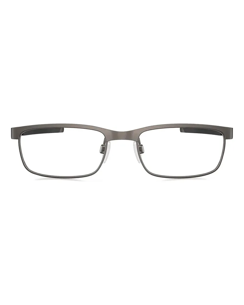 Oakley Eckige Steel Plate Brille - Grau Grau