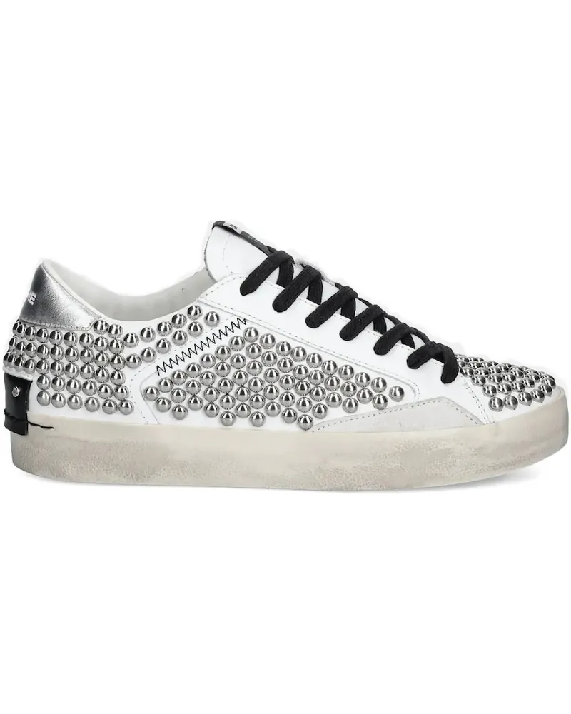 Crime Sneakers im Used-Look - Weiß Weiß