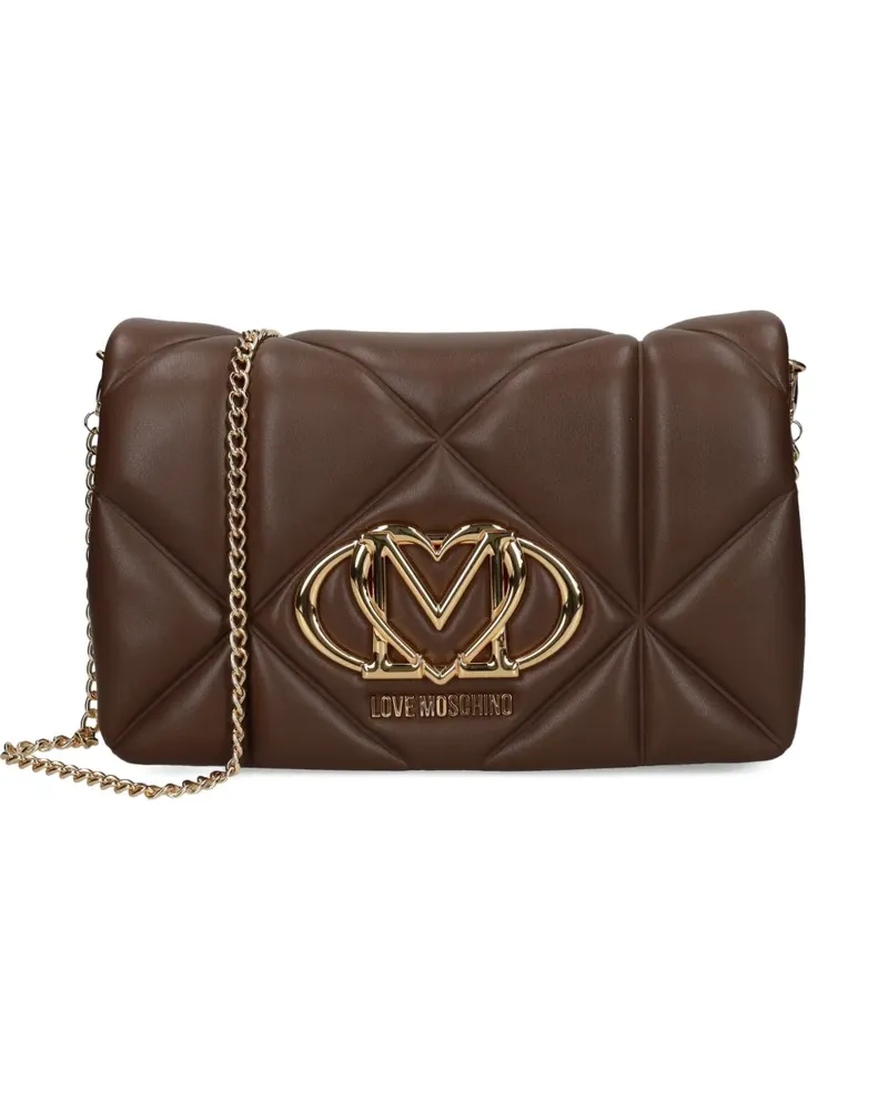 Moschino Gesteppte Tasche - Braun Braun
