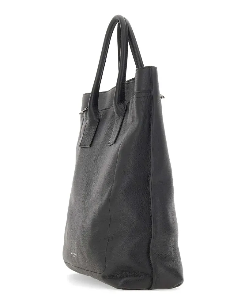 Gianni Chiarini Florence hammered-leather tote bag - Schwarz Schwarz