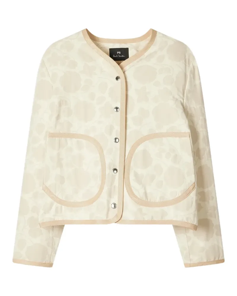 Paul Smith Jacke aus Blumen-Jacquard - Nude Nude