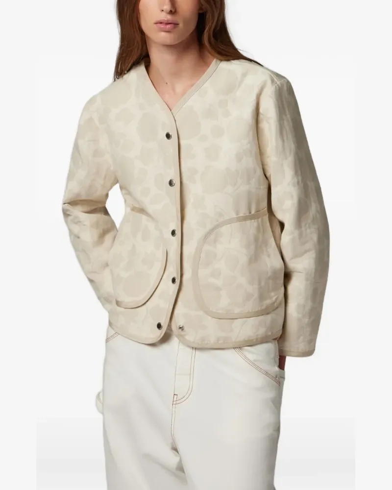 Paul Smith Jacke aus Blumen-Jacquard - Nude Nude