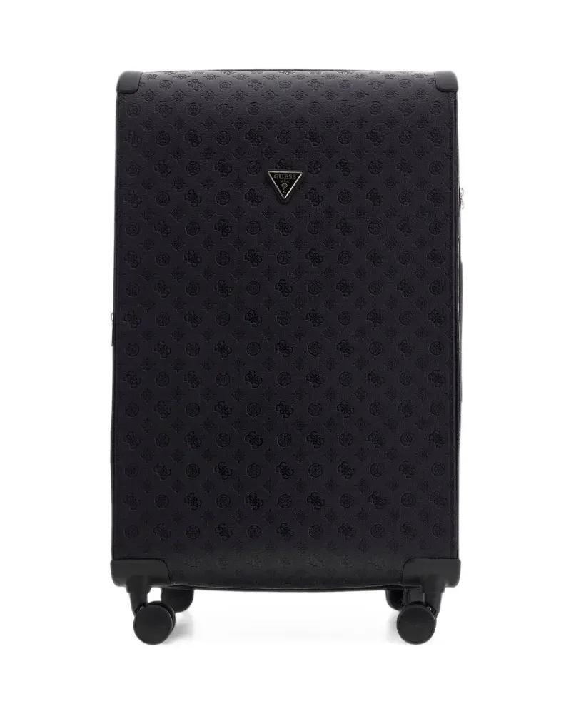Guess Lenwood Rollkoffer mit Logo - Schwarz Schwarz