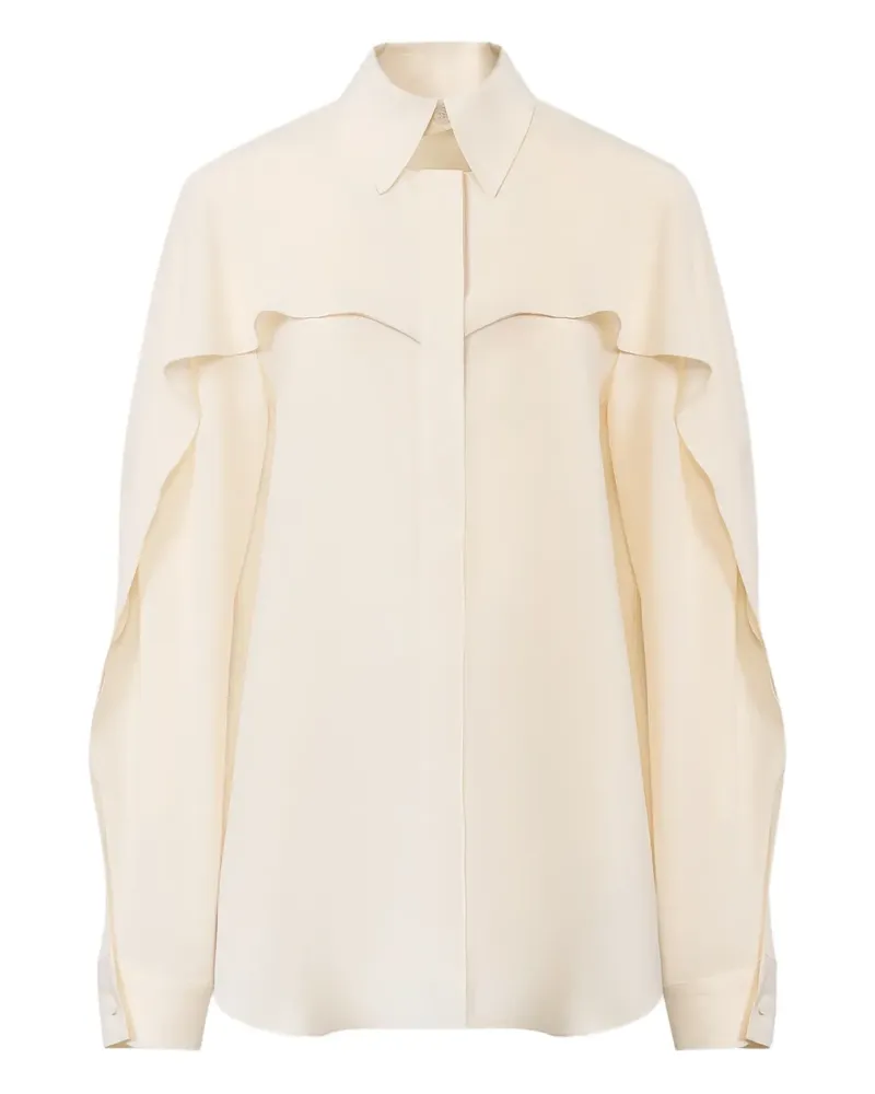 Fabiana Filippi Hemd mit gerüschten Ärmeln - Nude Nude