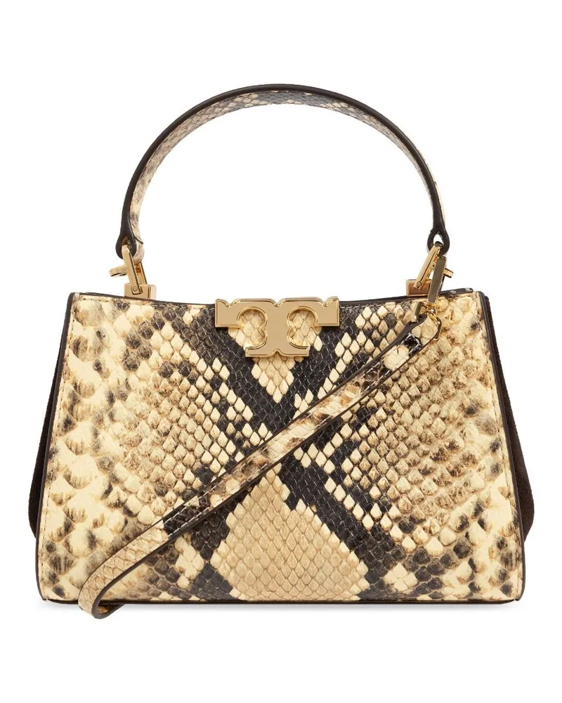 Tory Burch Mini Eleanor Exotic Satchel-Tasche - Nude Nude