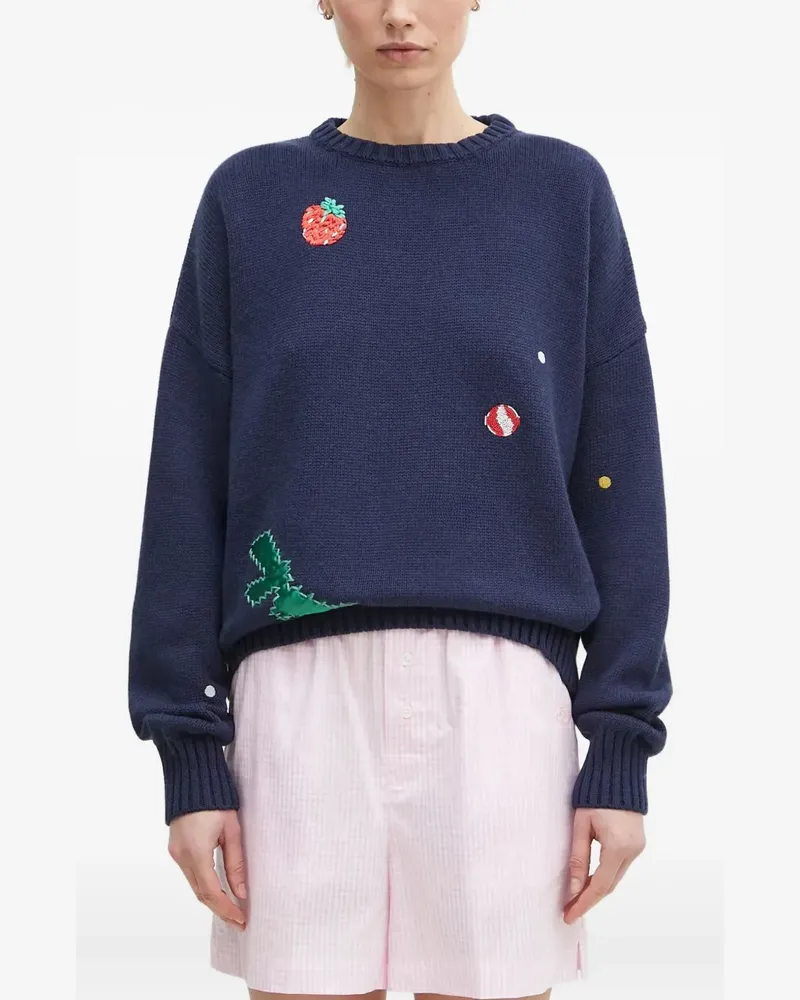 Fiorucci Dinosaur Pullover - Blau Blau