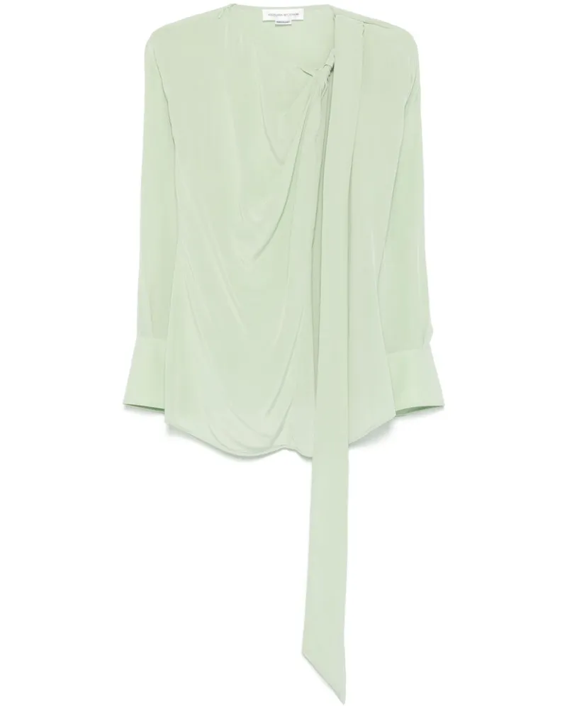 Victoria Beckham Drapierte Bluse - Grün Grün