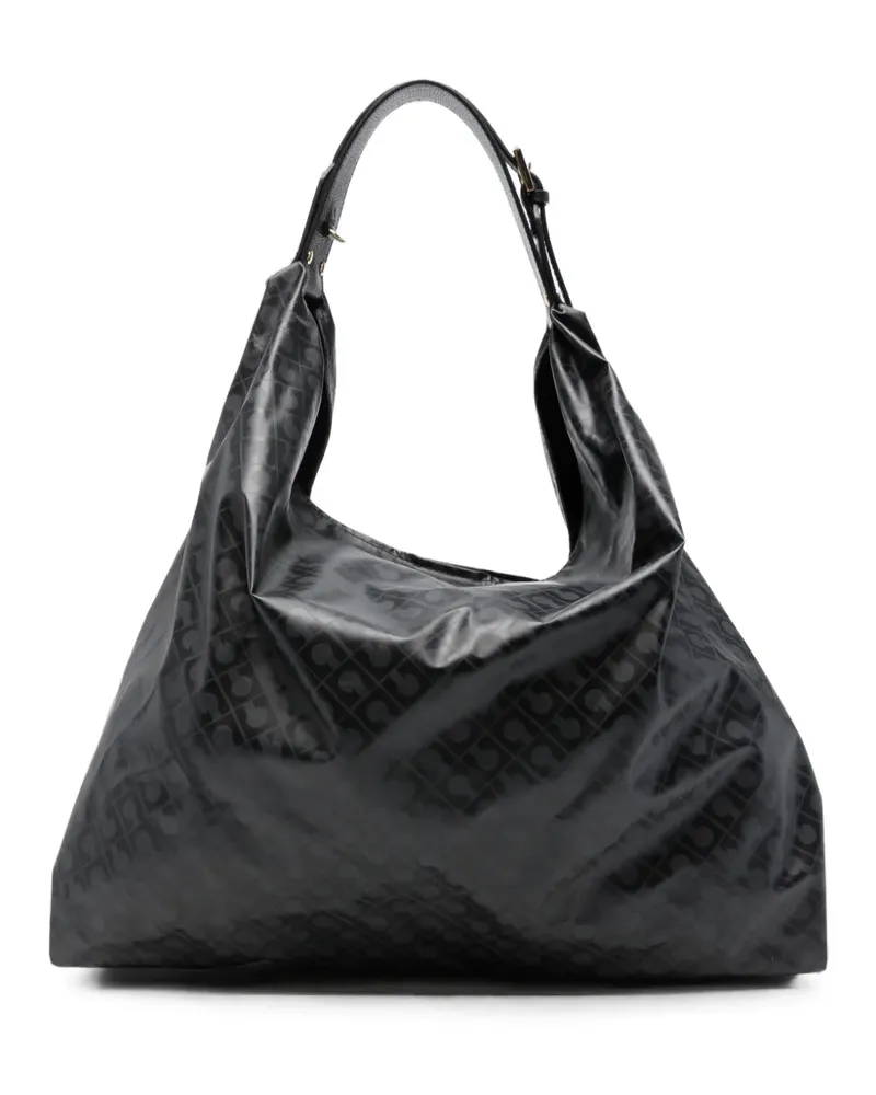 Gherardini Amazonia Schultertasche mit Monogramm - Schwarz Schwarz
