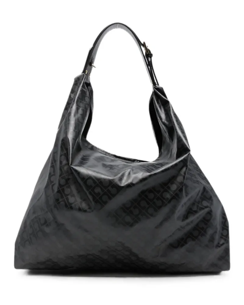 Gherardini Amazzonia monogram-print shoulder bag - Schwarz Schwarz