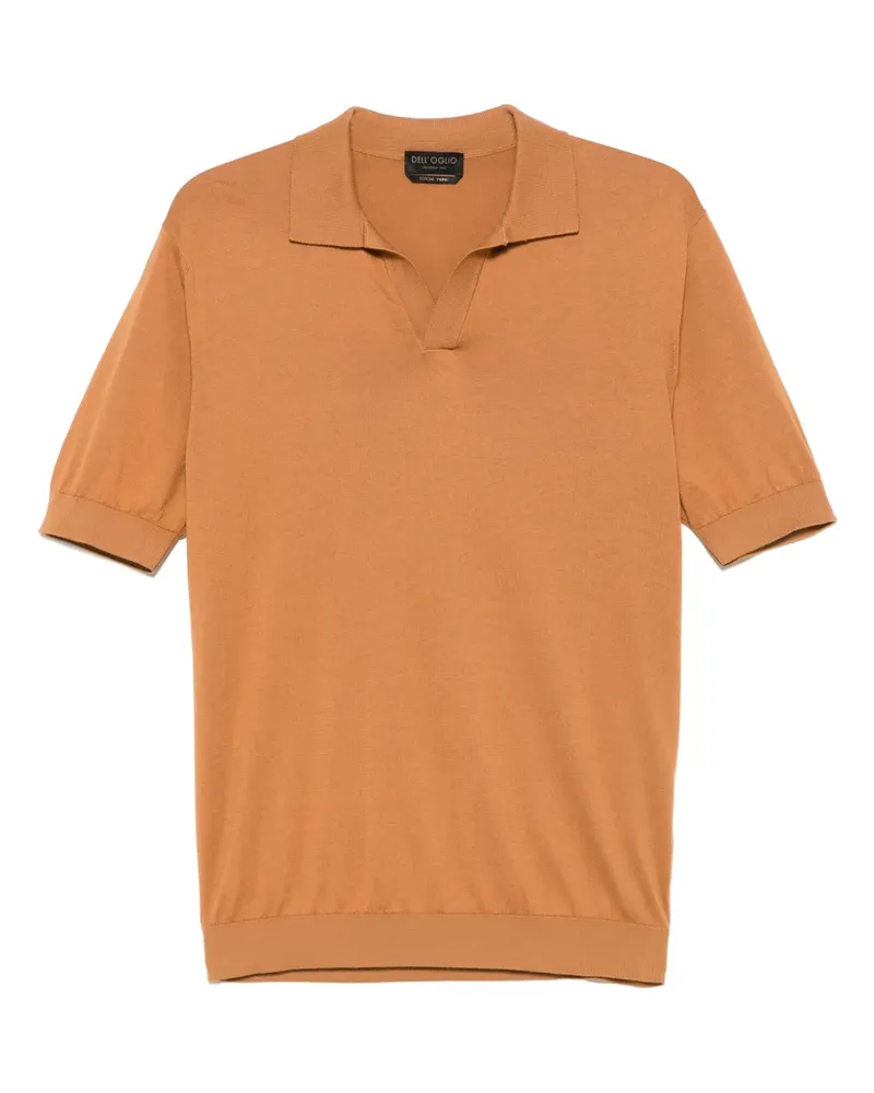 Dell'oglio Fein gestricktes T-Shirt - Braun Braun