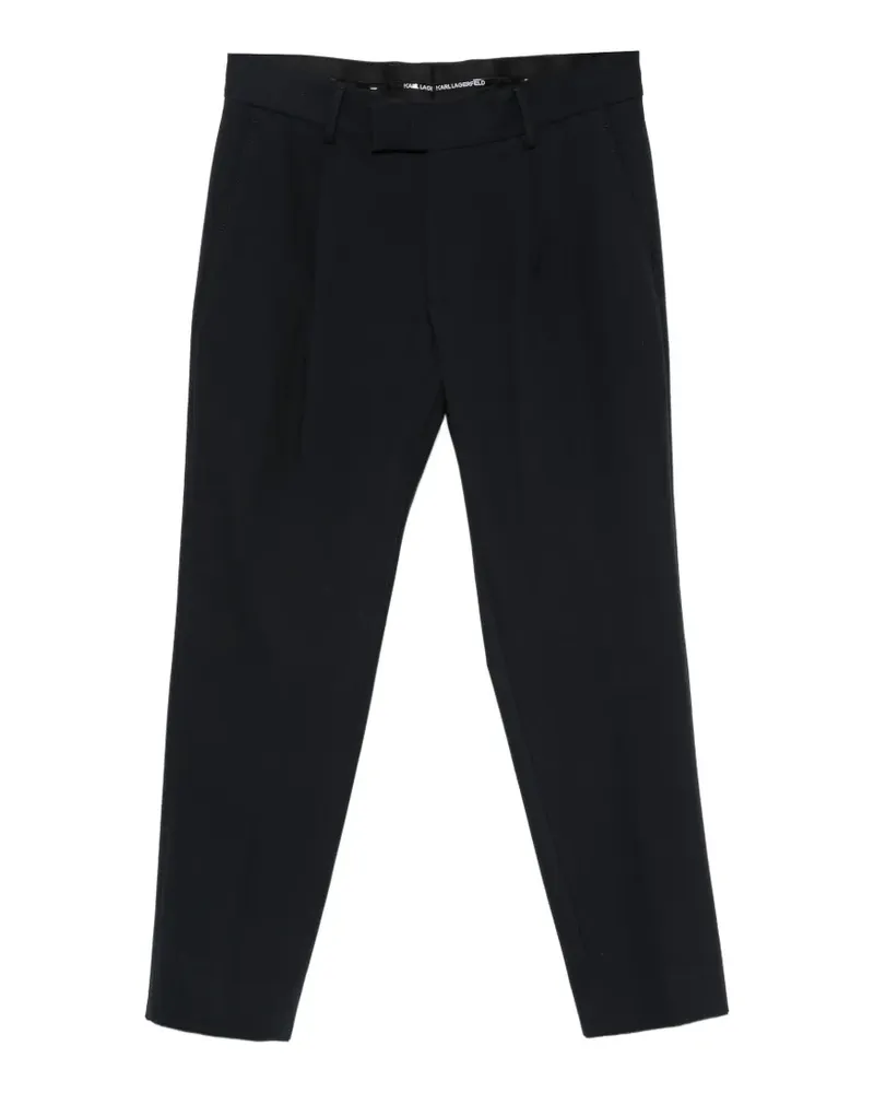 Karl Lagerfeld belt-loop trousers - Blau Blau