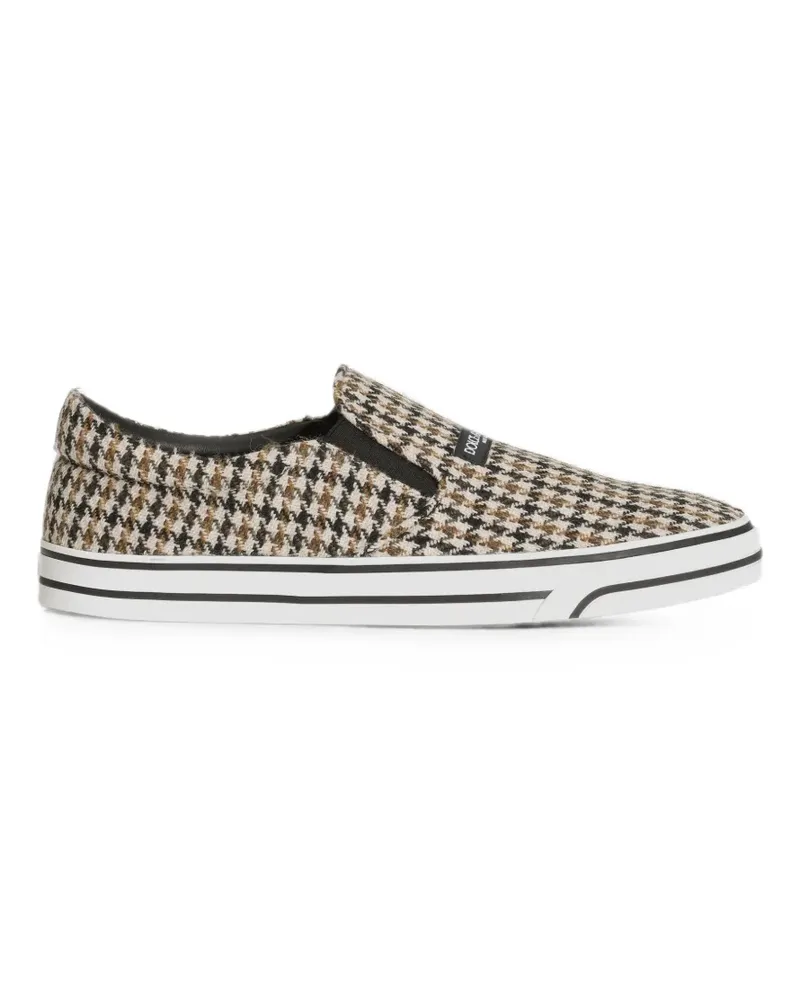 Dolce & Gabbana DG Sailing Sneakers aus Hahnentrittwolle - Nude Nude
