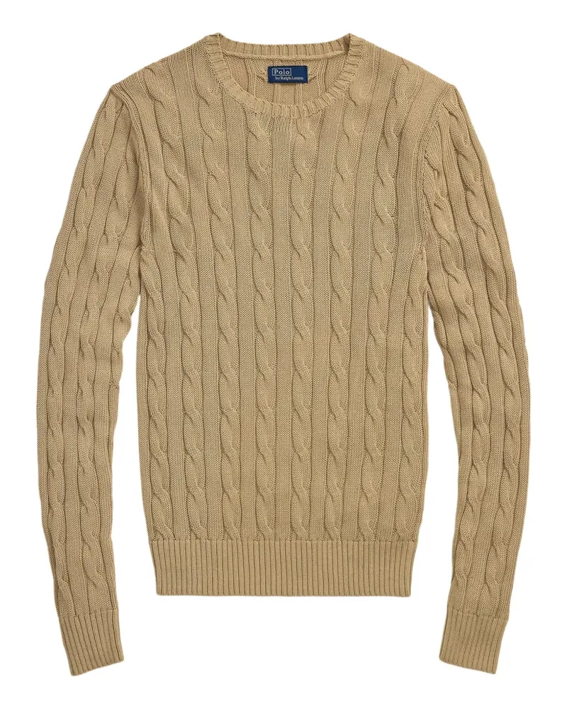 Ralph Lauren Pullover mit Zopfmuster - Nude Nude