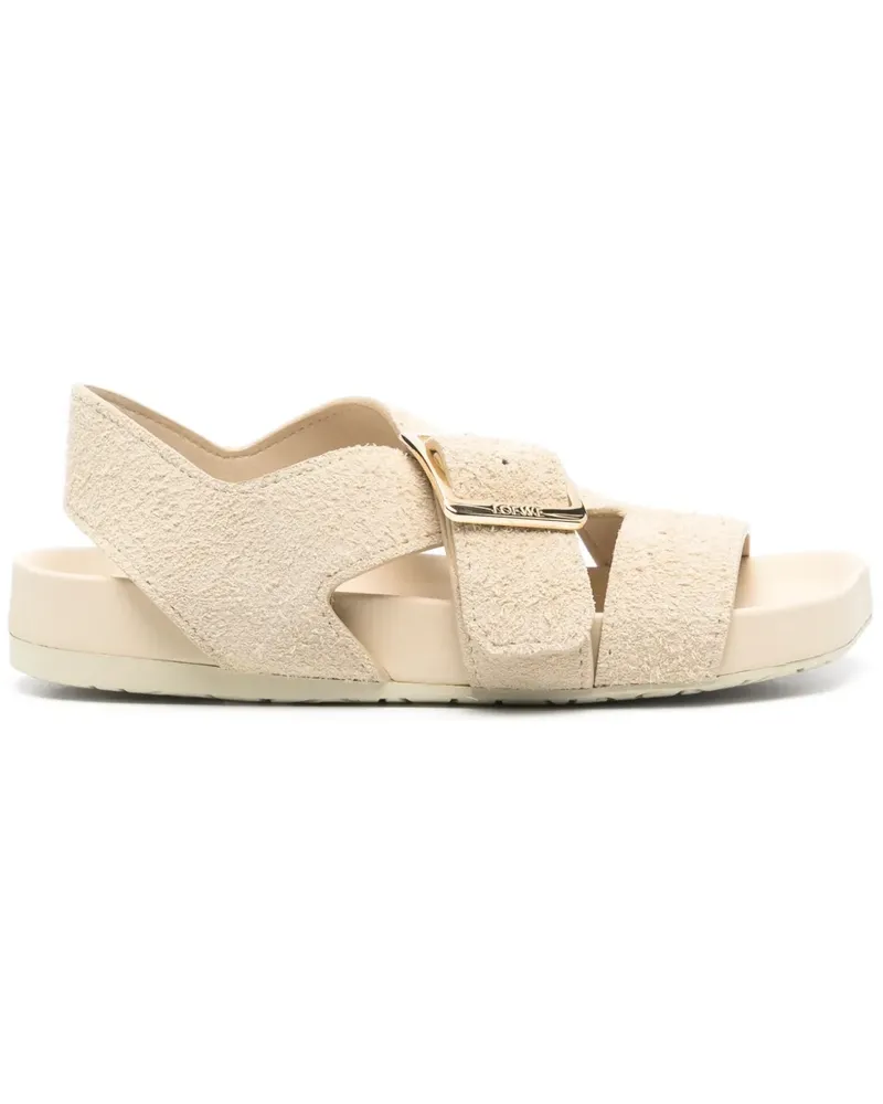 Loewe Eease Sandalen aus Wildleder - Nude Nude