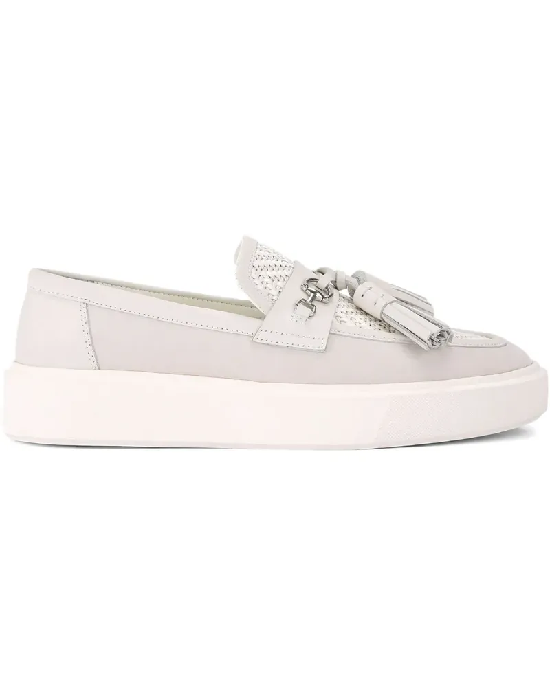 Kurt Geiger Milbank Loafer mit Quastendetail - Weiß Weiß