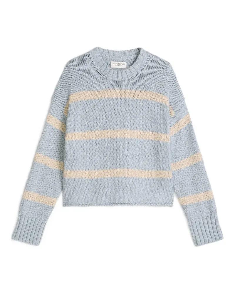 Marc O'Polo striped longsleeve sweater - Blau Blau