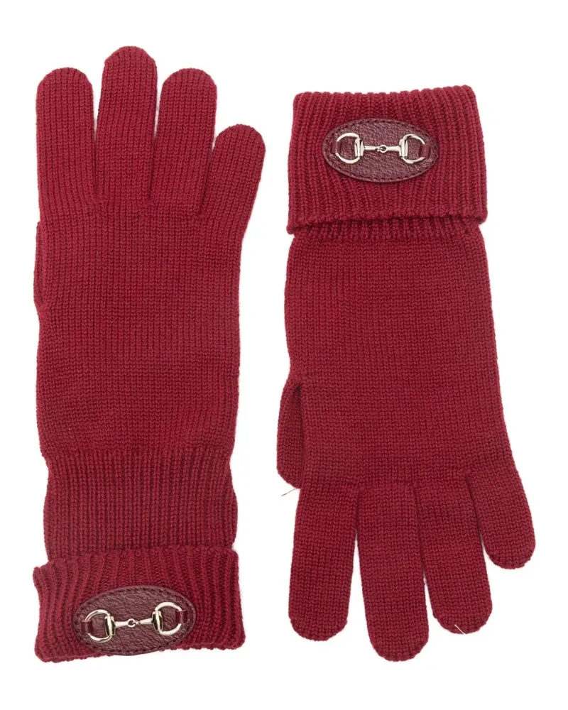 Gucci Horsebit gloves - Rot Rot